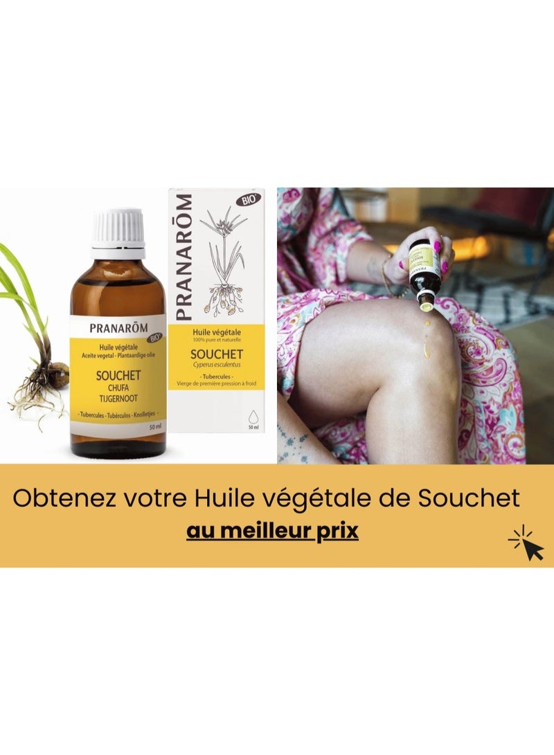 PRANAROM Pranarôm Huile Végétale Souchet Bio 50 ml - Image 3